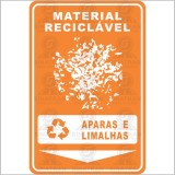 Material reciclável - Aparas e limalhas 